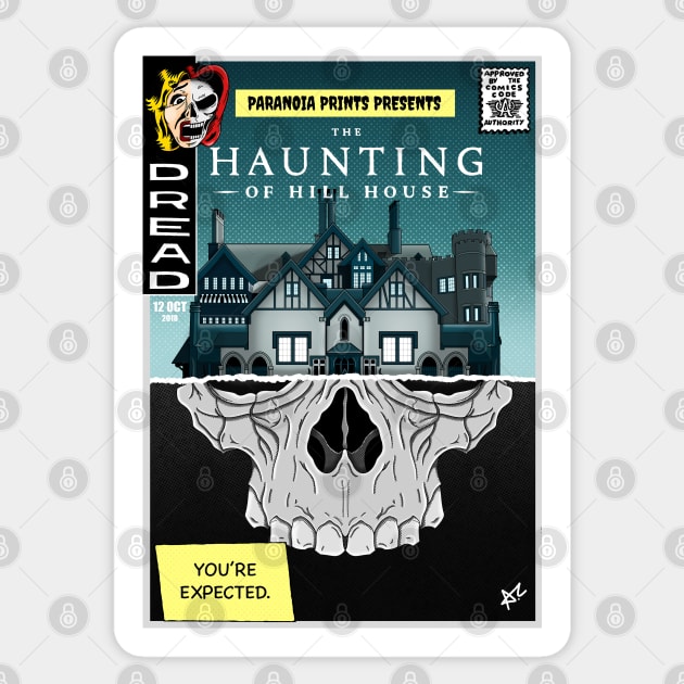 THE HAUNTING OF HILL HOUSE Cover Sticker by Paranoia Prints